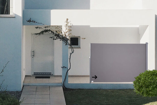 Brise vue retractable