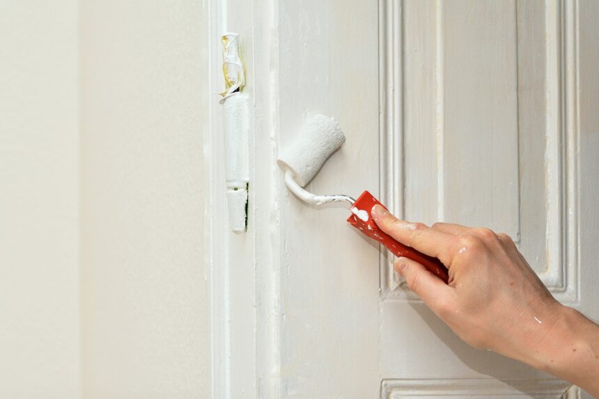poser une porte sans bâti