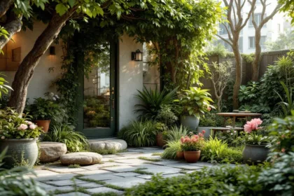 Transformer un petit jardin de ville en cocon vert