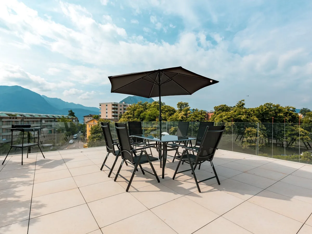 terrasse carrelage extérieur
